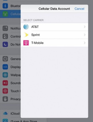 Apple SIM v novih iPadih že omogoča programsko izbiro operaterja.